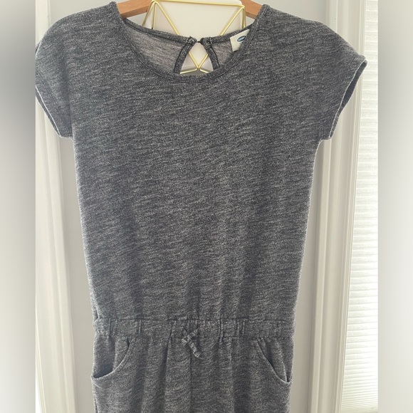Girl’s Size 14 Marled Grey Jumpsuit/Romper - Picture 2 of 4